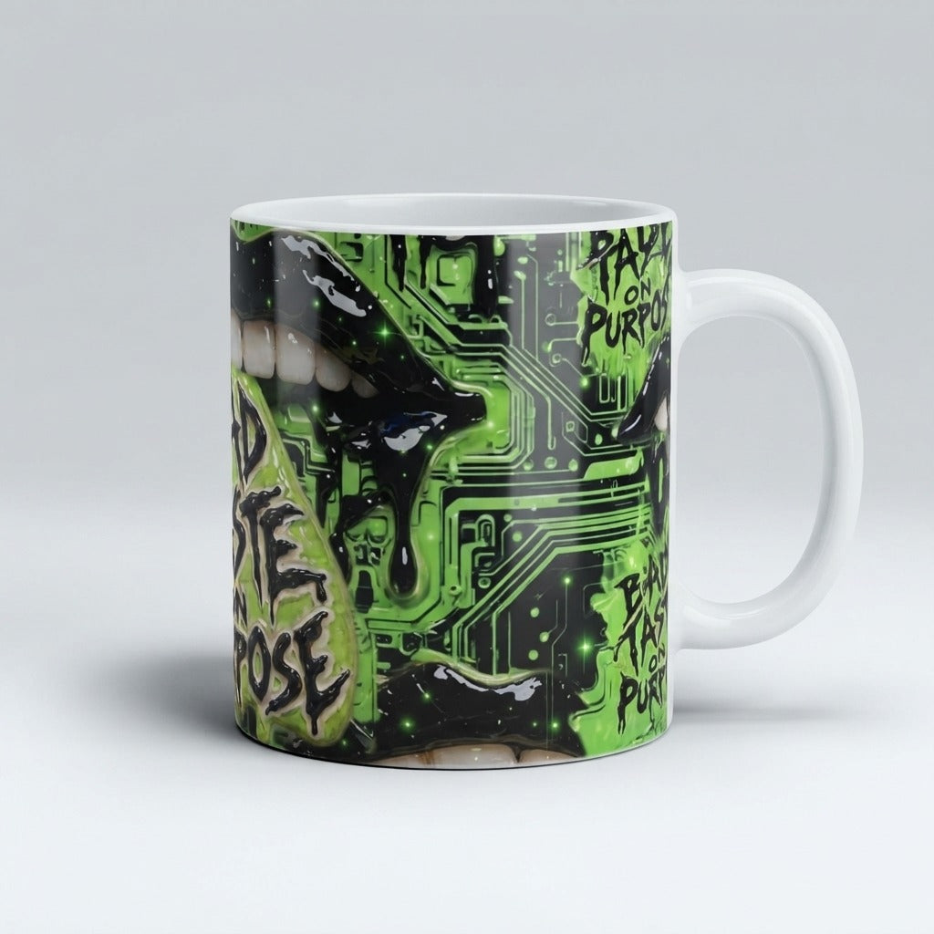Bad Taste — Bad Taste On Purpose Mug — product mockup