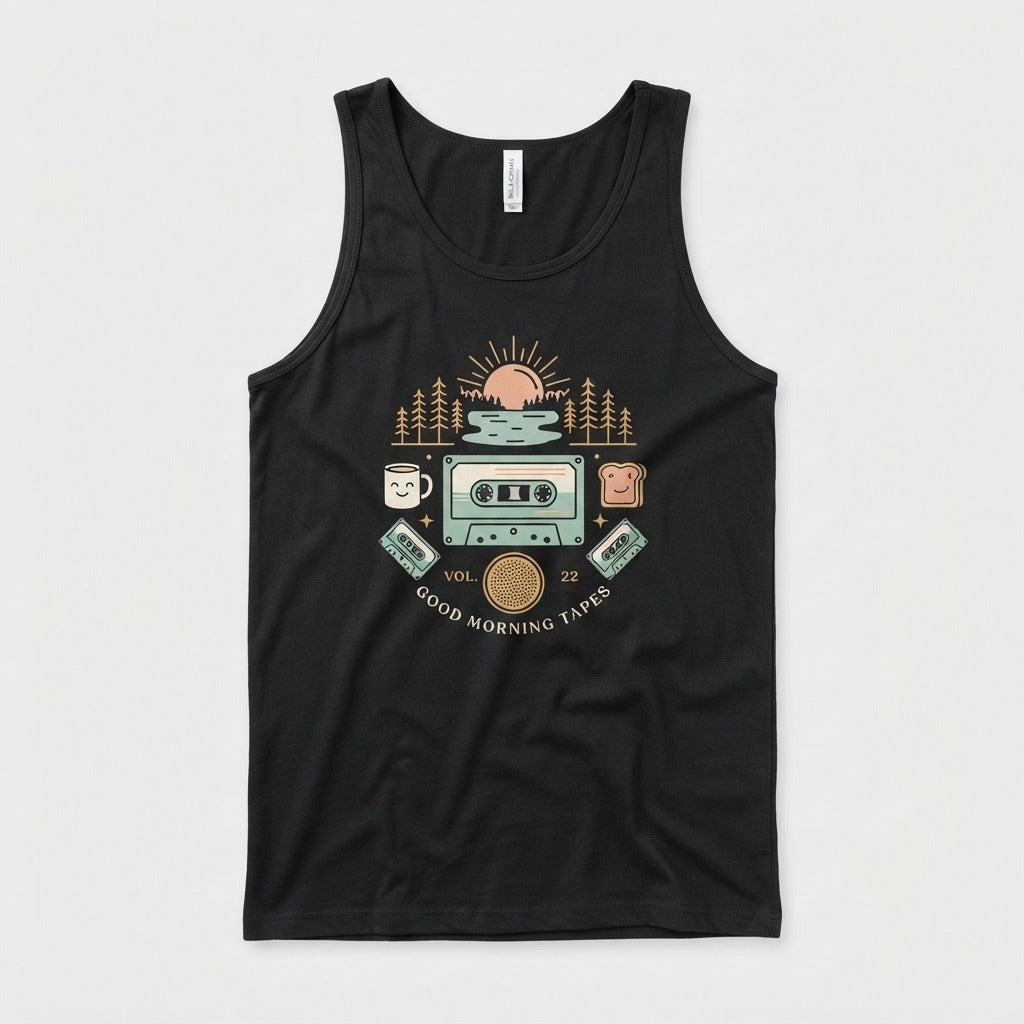 GOOD MORNING TAPES — Good Morning Playlist-Vol 22 Tank — product mockup