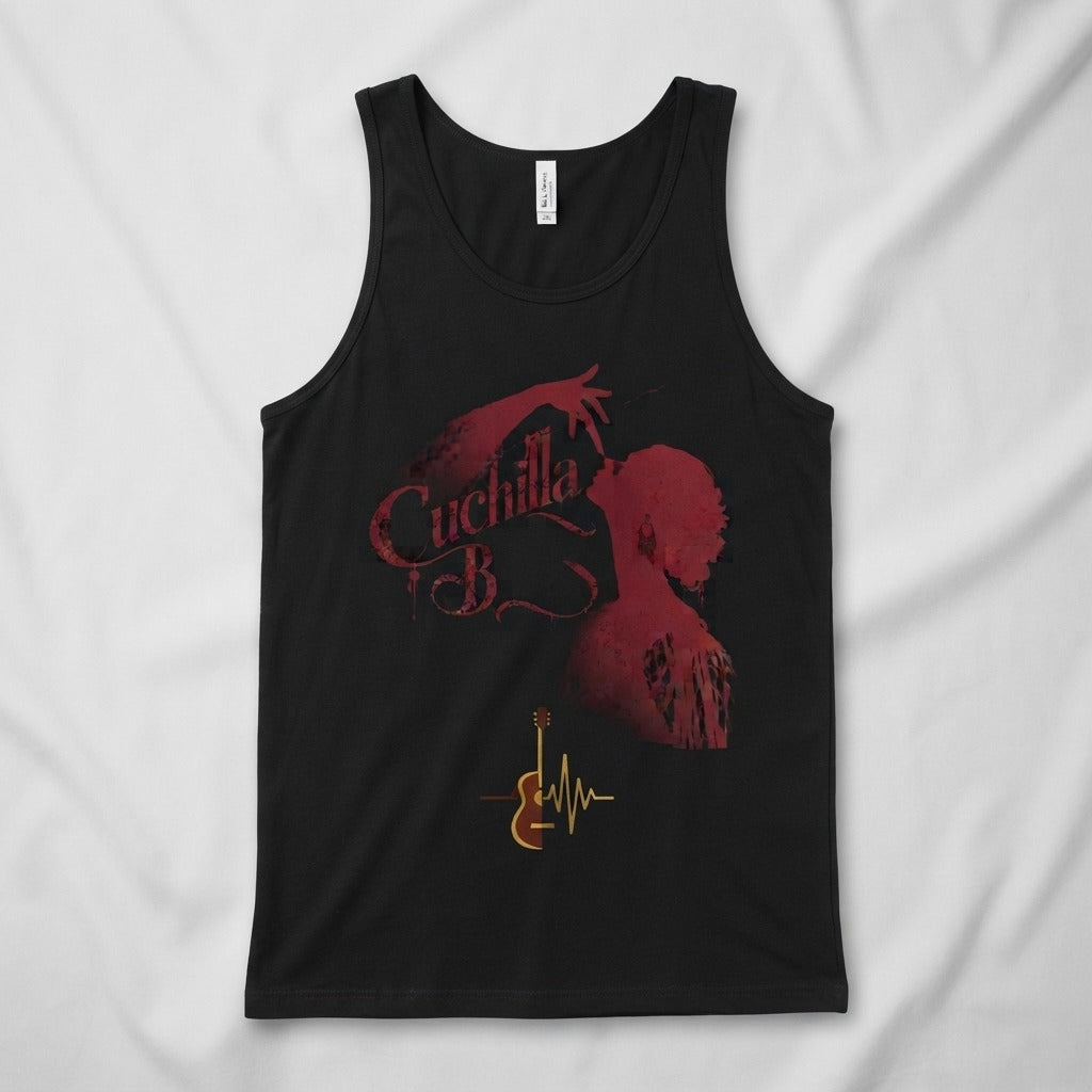 Quejío — Cuchilla De Tus Besos Tank — product mockup