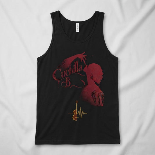 Quejío — Cuchilla De Tus Besos Tank — product mockup