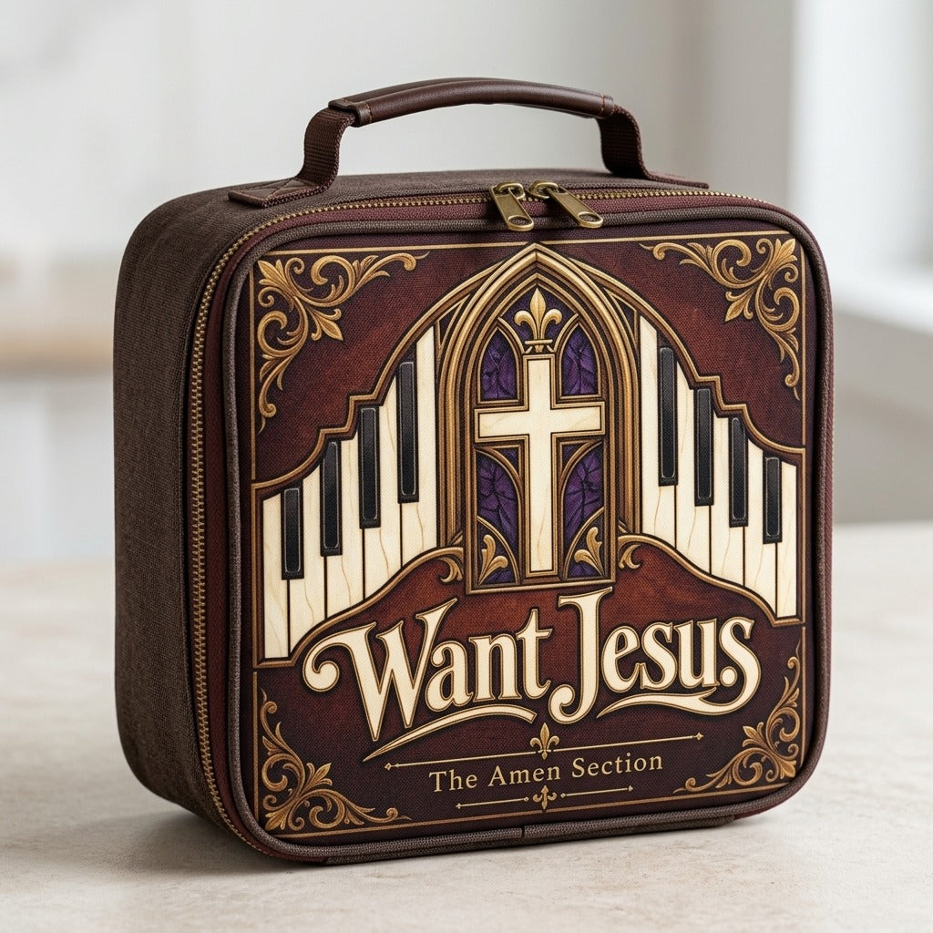 The Amen Section — Want Jesus Bento Lunch Box — product mockup