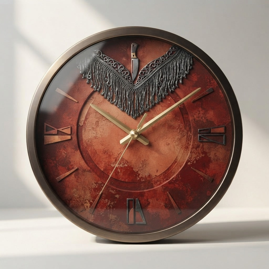 Quejío — Cuchilla De Tus Besos Wall Clock — product mockup