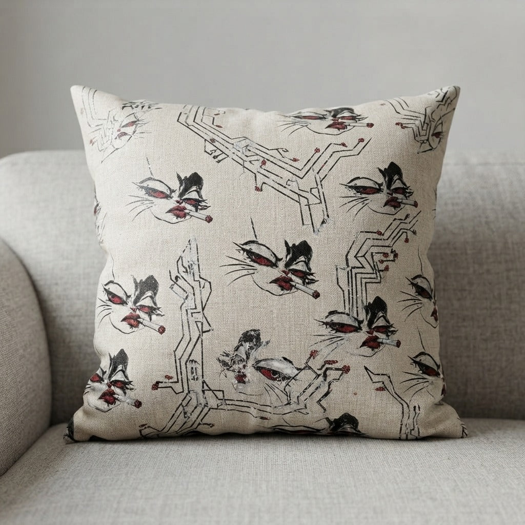 Bad Taste — Not Impressed Pillow — product mockup