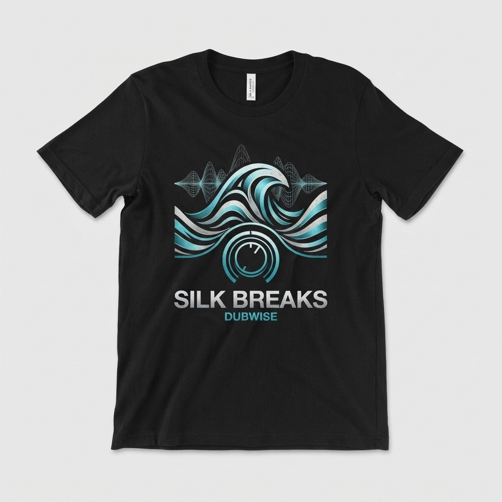 SILK BREAKS — Dubwise Tee — product mockup