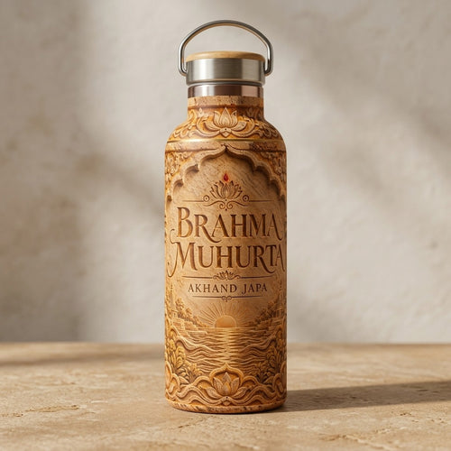 Akhand Japa — Brahma Muhurta Stainless Steel Water Bottle