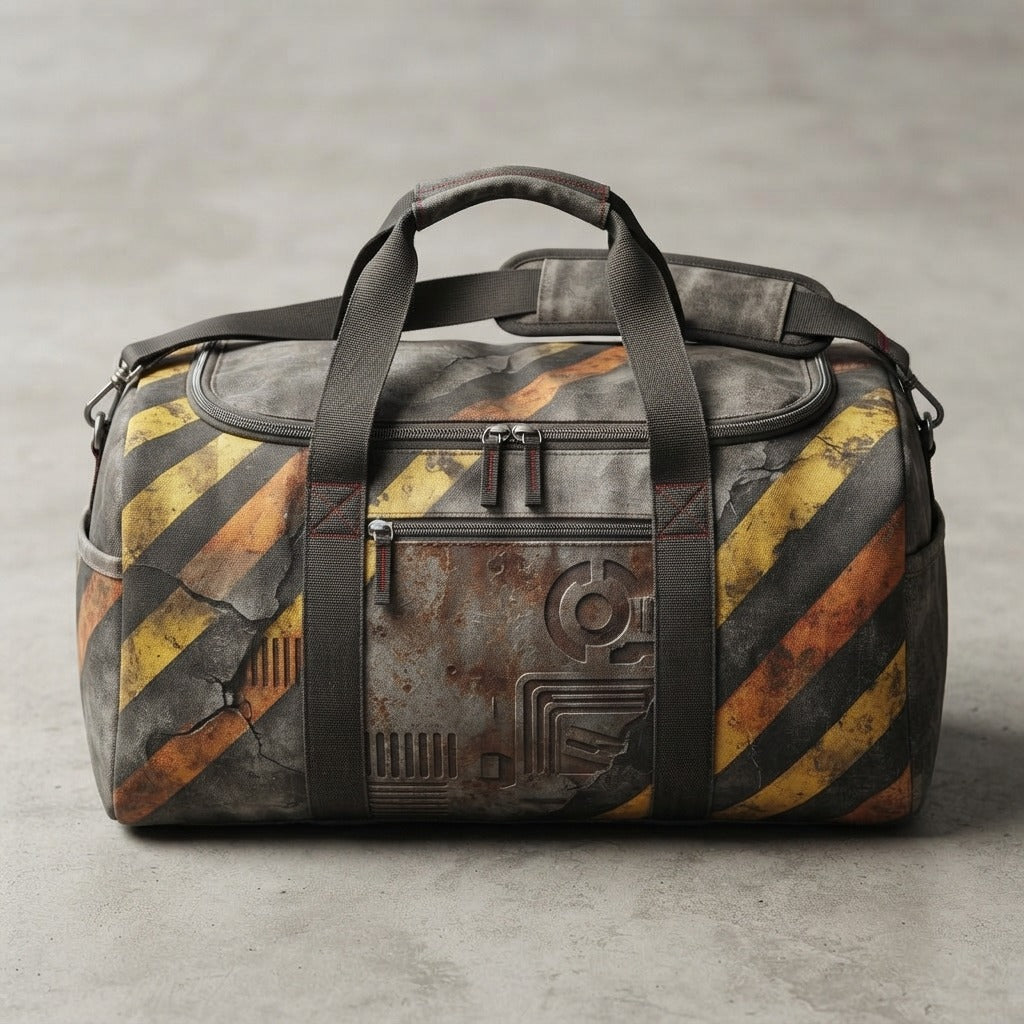 Kokerei — Demolition Notice Duffel Bag — product mockup