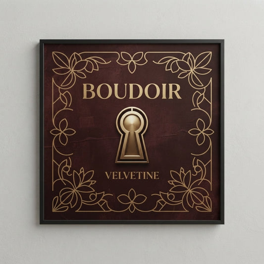 Velvetine — Boudoir Poster — product mockup