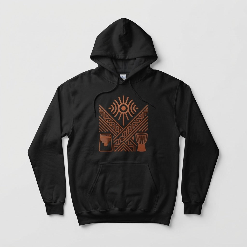 ANCESTRAL ZULU SPIRIT — Amadlozi Hoodie — product mockup