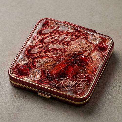 Kissy Fit — Cherry Cola Chaos Compact Square Mirror