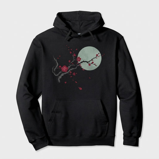 MOON INK 墨月 — 一枝春 (a branch of spring) Hoodie — product mockup