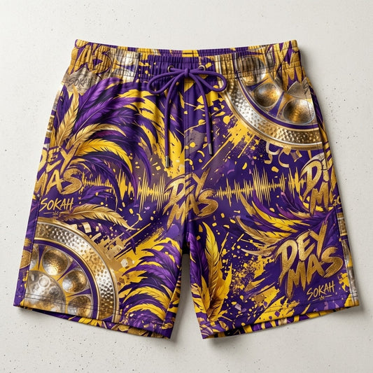 Sokah — Dey Mas Swim Trunks (AOP) — product mockup