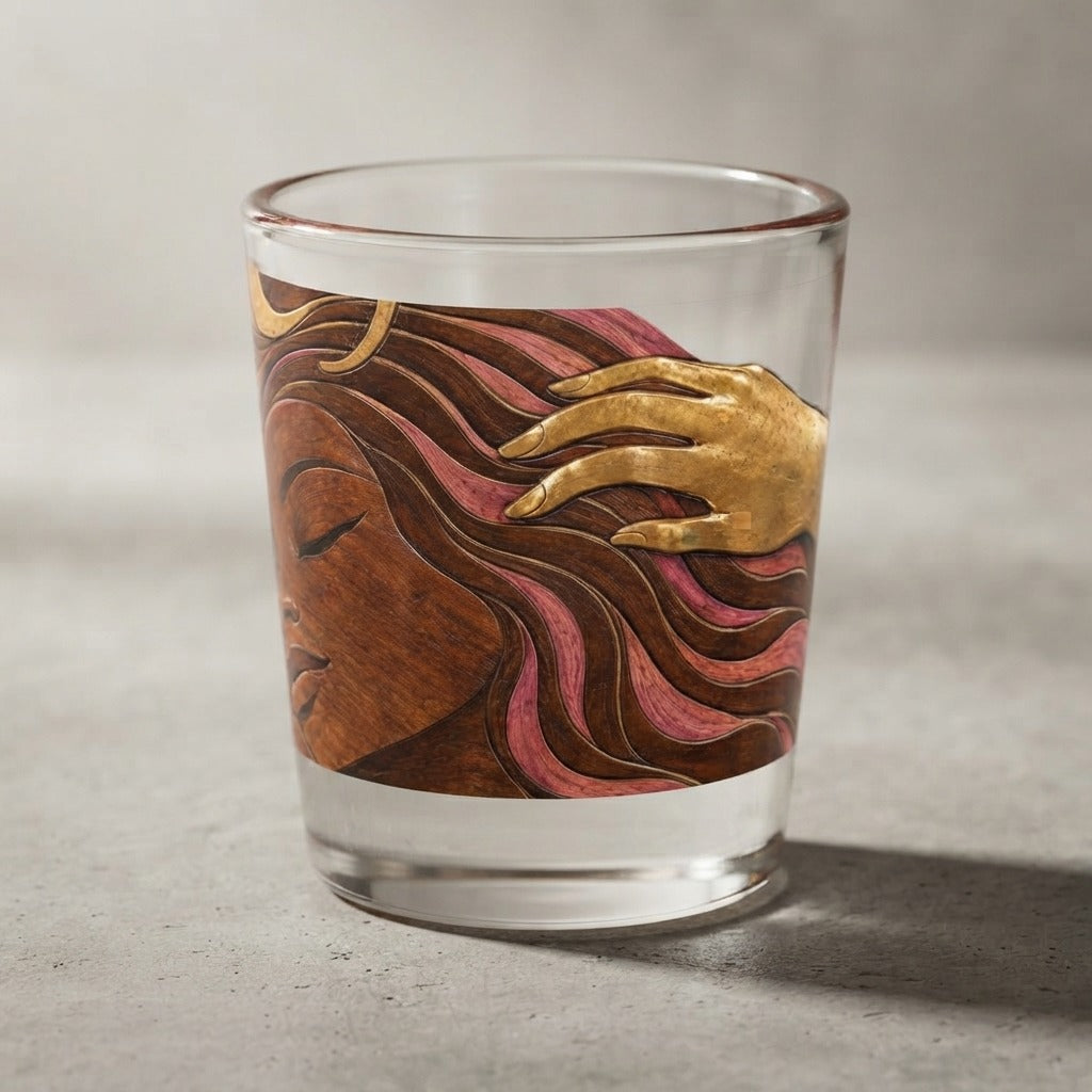BOSSALINA — Cafuné Shot Glass, 1.5oz — product mockup