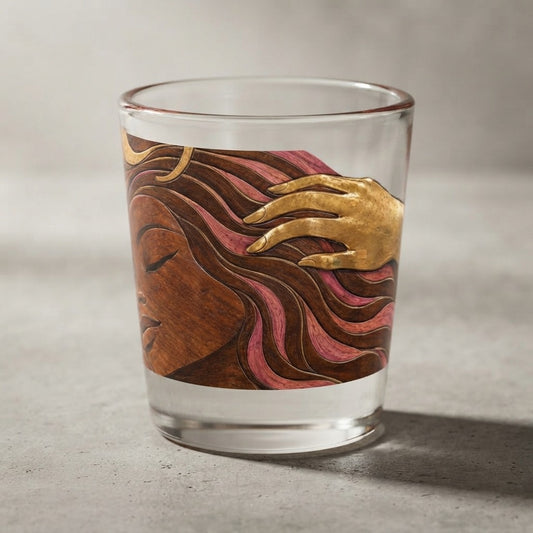 BOSSALINA — Cafuné Shot Glass, 1.5oz — product mockup