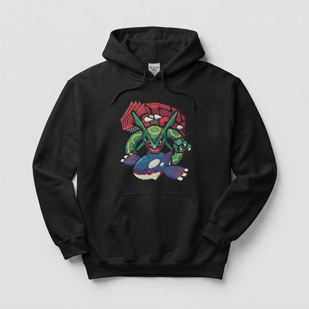 Chilltendo — Emerald Tides: Ruby & Sapphire Dreams Hoodie — product mockup