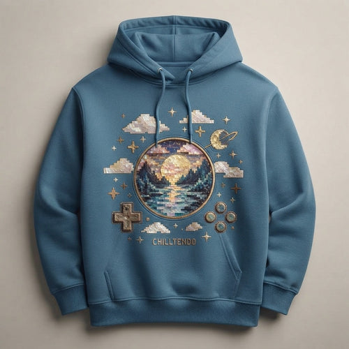 CHILLTENDO — Imaginary Console : Vol. 10 Unisex Legend Premium Heavyweight Cross-Grain Hooded Sweatshirt