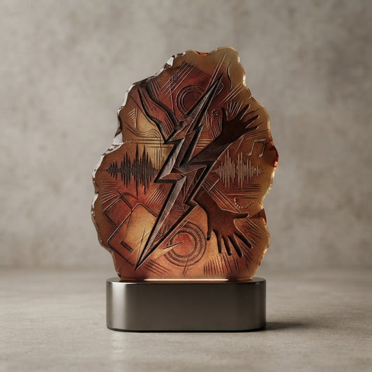 Quejío — Cuchilla De Tus Besos Custom Shape Night Light (Engraving) — product mockup