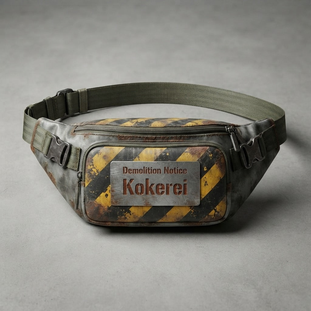Kokerei — Demolition Notice Large Fanny Pack — product mockup