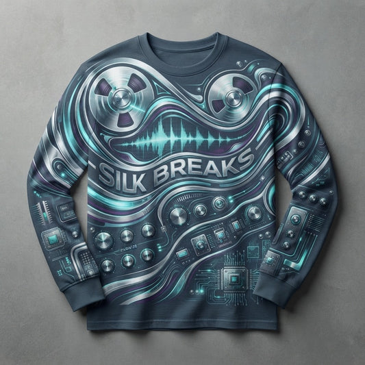 SILK BREAKS — Dubwise Unisex Freestyler Heavyweight Long Sleeve Tee — product mockup