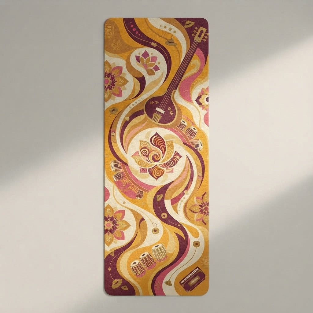 Akhand Japa — Ajapa Rubber Yoga Mat — product mockup