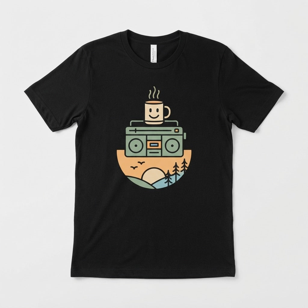 GOOD MORNING TAPES — Good Morning Playlist-Vol 22 Tee — product mockup