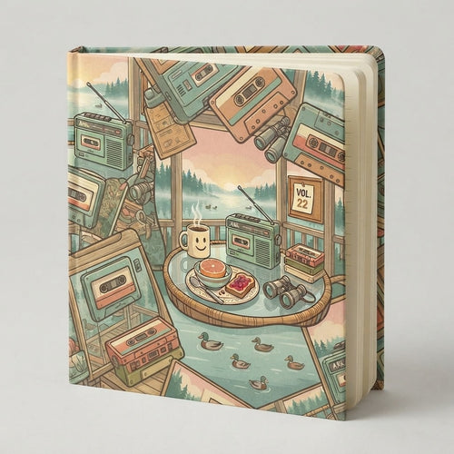GOOD MORNING TAPES — Good Morning Playlist-Vol 22 Hardcover Journal Matte (Blank)