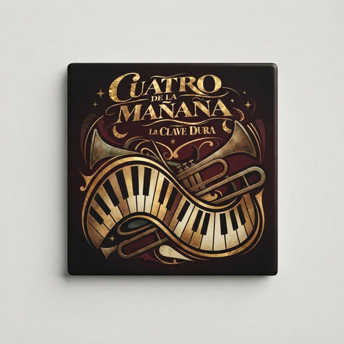 La Clave Dura — Cuatro De La Mañana Ceramic Coaster