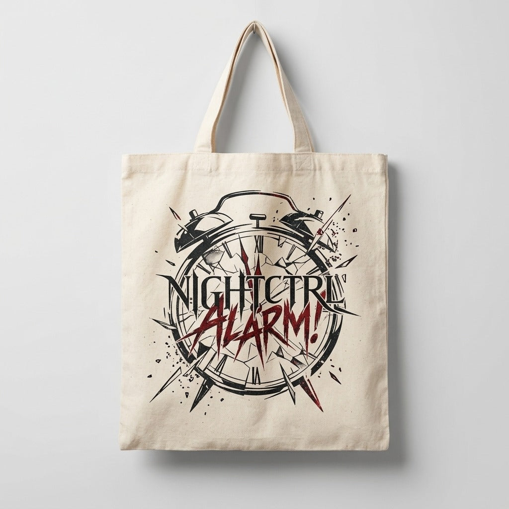 NIGHTCTRL — ALARM! Tote — product mockup
