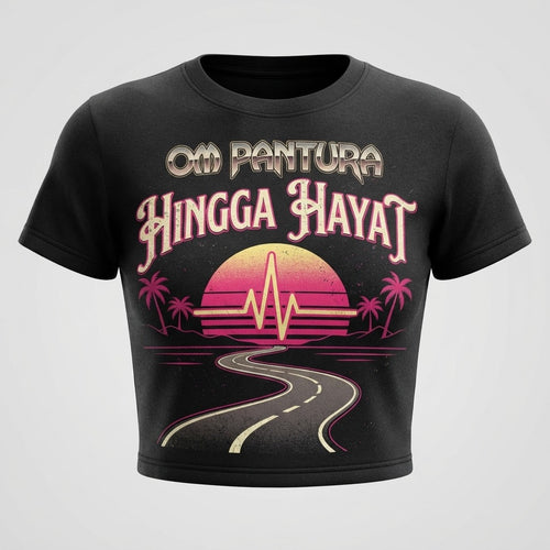 OM Pantura — Hingga Hayat Women's Jersey Crop Tee