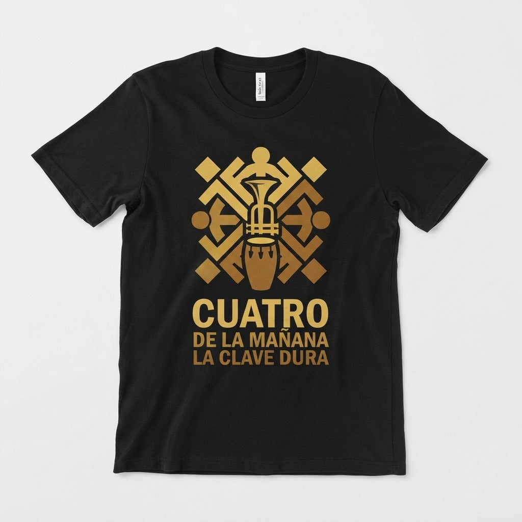 La Clave Dura — Cuatro De La Mañana Tee — product mockup