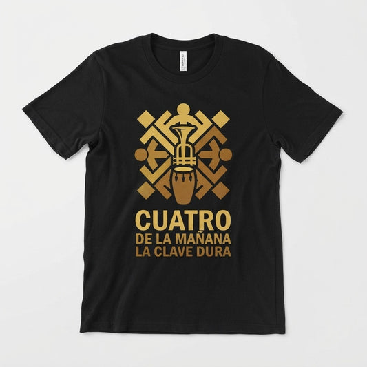 La Clave Dura — Cuatro De La Mañana Tee — product mockup