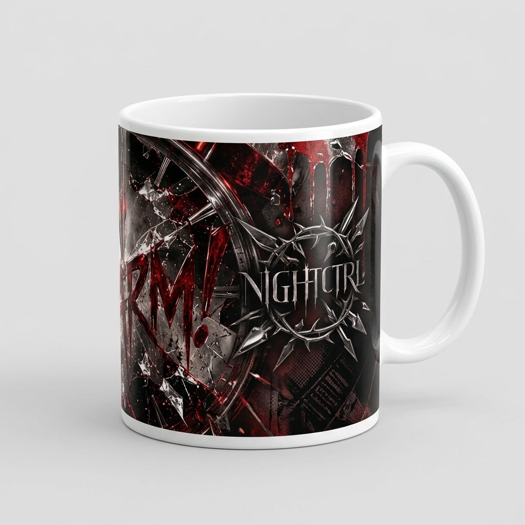 NIGHTCTRL — ALARM! Mug — product mockup